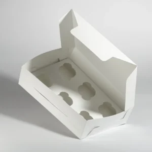 CAJA CUPCAKE 6 PZA SIN VENTANA